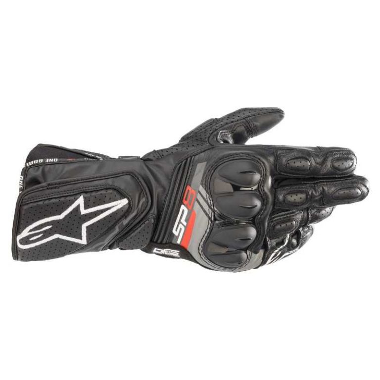 Alpinestar Cuero Guantes Alpinestars S-Max Drystar Negro Blanco