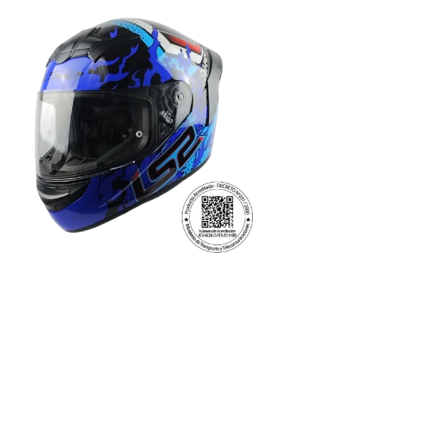 Casco Ls2 FF352  Evo Antars negro azul