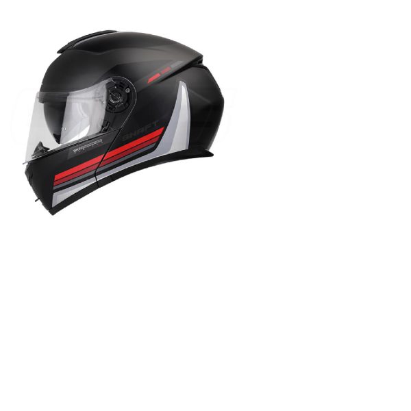 Casco abatible Shaft  3910vd leyend negro rojo