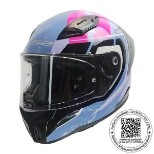 Casco Ls2 Vigo 810 fokus Lila Blanco