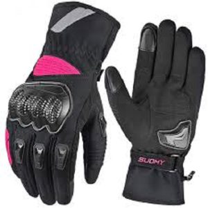 Guante Suomy Negro/rosa